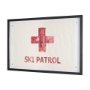 16361 - Ski Patrol by Mercana Studio Hand-Embellished Textured Framed Artwork Matted under Glass