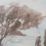 16372 - Open Country I by Mercana Studio Textured Framed Artwork Matted under Glass
