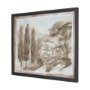 16373 - Open Country II by Mercana Studio Textured Framed Artwork Matted under Glass