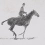 16375 - Running & Jumping by Mercana Studio Hand-Embellished Framed Artwork Matted under Glass