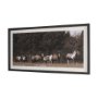 16376 - The Painted Herd by Chad Mackay Textured Framed Photo Print Matted under Glass