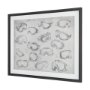 16381 - Mountain Eyes by Mercana Studio Textured Framed Artwork Matted under Glass
