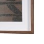 16410 - Fabric Fusion - Bentuk by Maja Gunnarsdottir Textured Framed Artwork Matted under Glass