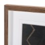 16412 - Fabric Fusion - Zig Zag by Maja Gunnarsdottir Textured Framed Artwork Matted under Glass