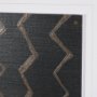16412 - Fabric Fusion - Zig Zag by Maja Gunnarsdottir Textured Framed Artwork Matted under Glass