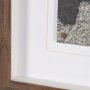 16413 - Fabric Fusion - Blok by Maja Gunnarsdottir Textured Framed Artwork Matted under Glass