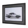 16426 - 1975 911 Turbo by Mercana Studio Textured Framed Artwork Matted under Glass