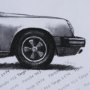 16427 - 1974 911 Targa by Mercana Studio Textured Framed Artwork Matted under Glass