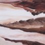 16431 - Terracotta Mountain Vista by Nikita Jariwala Textured Framed Artwork Matted under Glass