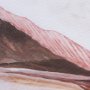 16431 - Terracotta Mountain Vista by Nikita Jariwala Textured Framed Artwork Matted under Glass