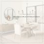70683 - Darwin Light Brown Wooden 4 Door w/ 2 Shelves Sideboard