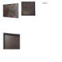 102891-FL - Moody Dark Brown Rustic Landscape by Josie George Textured Framed Canvas Artwork