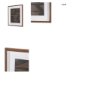 16410 - Fabric Fusion - Bentuk by Maja Gunnarsdottir Textured Framed Artwork Matted under Glass