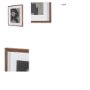 16413 - Fabric Fusion - Blok by Maja Gunnarsdottir Textured Framed Artwork Matted under Glass