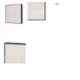 16433 - Cube Study I by Mercana Studio Handmade Original Framed 3D Textured Artwork Matted
