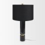 71525 - Aura Gray-Black Marble w/ Brass Table Lamp