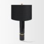 71525 - Aura Gray-Black Marble w/ Brass Table Lamp