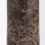71526 - Lume Brown Marble w/ Brass Dome Shade Table Lamp
