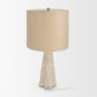 71528 - Sena Travertine Tapered Column Table Lamp