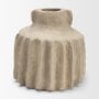 71559 - Jiya 8" Natural Ardi Paper Mache Double Handle Pot