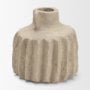 71559 - Jiya 8" Natural Ardi Paper Mache Double Handle Pot