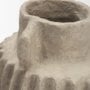 71560 - Jiya 12" Natural Ardi Paper Mache Double Handle Pot