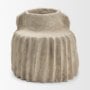 71560 - Jiya 12" Natural Ardi Paper Mache Double Handle Pot