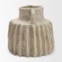 71560 - Jiya 12" Natural Ardi Paper Mache Double Handle Pot