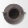 71564 - Creta Black Terracotta Double Handle Vase