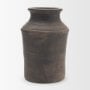 71565 - Creta 10" Black Terracotta Planter Vase