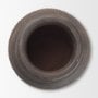 71565 - Creta 10" Black Terracotta Planter Vase