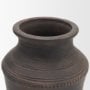 71565 - Creta 10" Black Terracotta Planter Vase