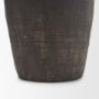 71566 - Creta Black Scalloped Terracotta Planter Vase