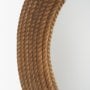 71570 - Kova 50" Rope Framed Round Wall Mirror