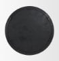 71600 - Bramwell 36" Dark Brown Wood Framed Heritage Round Mirror