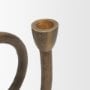 71625 - Serpens Brass Metal Large Candleholder
