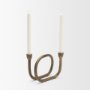 71625 - Serpens Brass Metal Large Candleholder