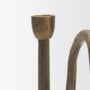71626 - Serpens Brass Metal Narrow Candleholder