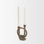 71626 - Serpens Brass Metal Narrow Candleholder