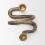71626 - Serpens Brass Metal Narrow Candleholder