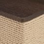 71629 - Chord Woven Frame w/ Brass Handle Decorative Box Set