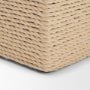71629 - Chord Woven Frame w/ Brass Handle Decorative Box Set