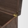 71634 - Tulum Brown Wood Parquet Decorative Box Set