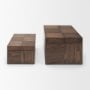 71634 - Tulum Brown Wood Parquet Decorative Box Set