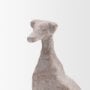 71644 - Anubis Grey Washed Metal Decorative Dog Object