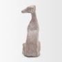71644 - Anubis Grey Washed Metal Decorative Dog Object