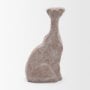 71644 - Anubis Grey Washed Metal Decorative Dog Object
