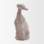 71644 - Anubis Grey Washed Metal Decorative Dog Object