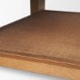71912 - Carmel Rectangular Coffee Table | Raffia w/ Brown Wood