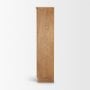 71919 - Carmel 2-Door Tall Cabinet | 78" | Raffia w/ Brown Wood